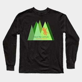 Save the Lemurs Long Sleeve T-Shirt